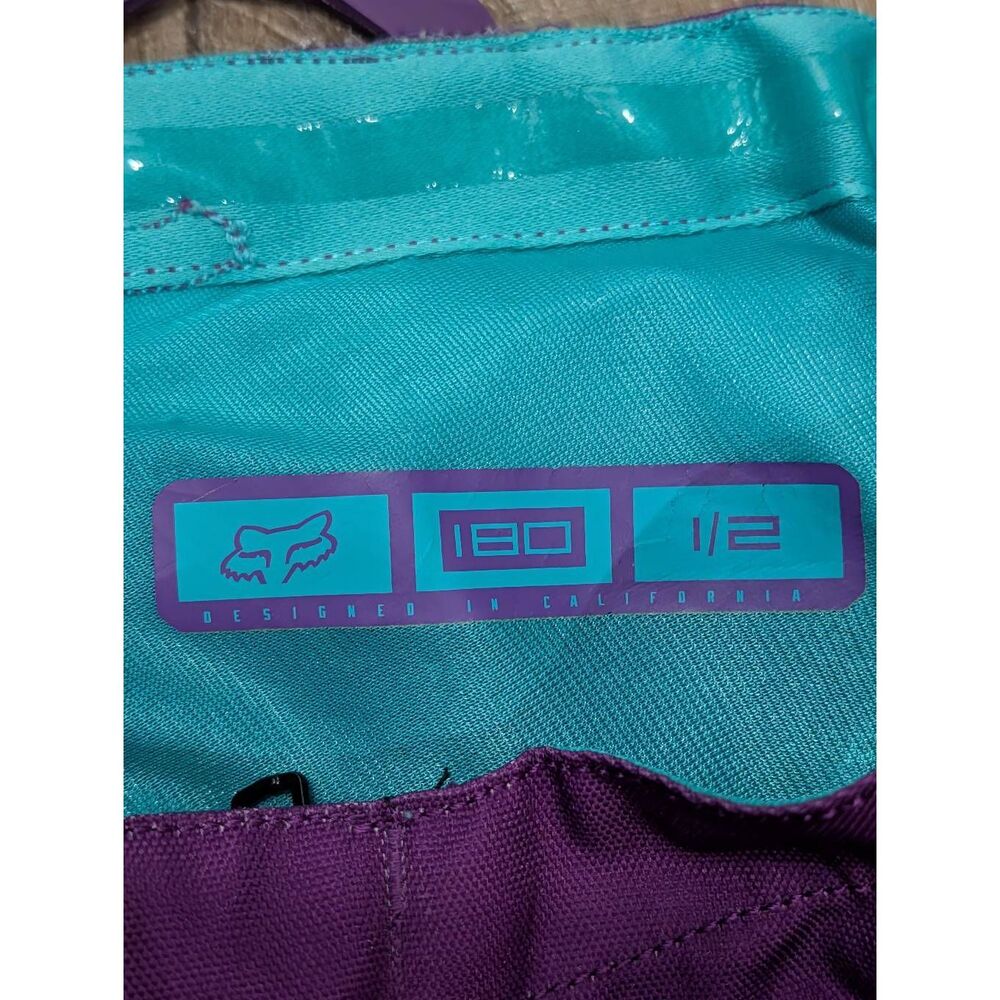 Fox Racing 180 Motocross Pants Women’s 1/2 Purple Orange Y2K Moto Dirt Bike - Picture 10 of 15